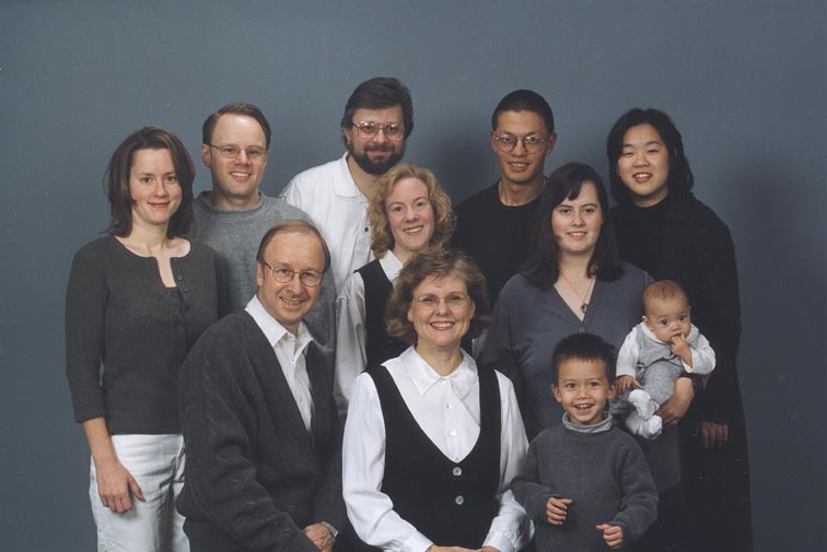 The Olson Family, Christmas 1999