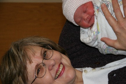 Annika Ling Olson and Grandma Olson