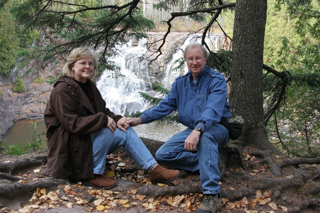 Ross & Karin at Gooseberry Falls